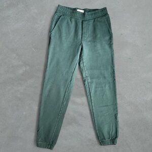 Everlane Forest Green Cotton Jogger Sweatpants